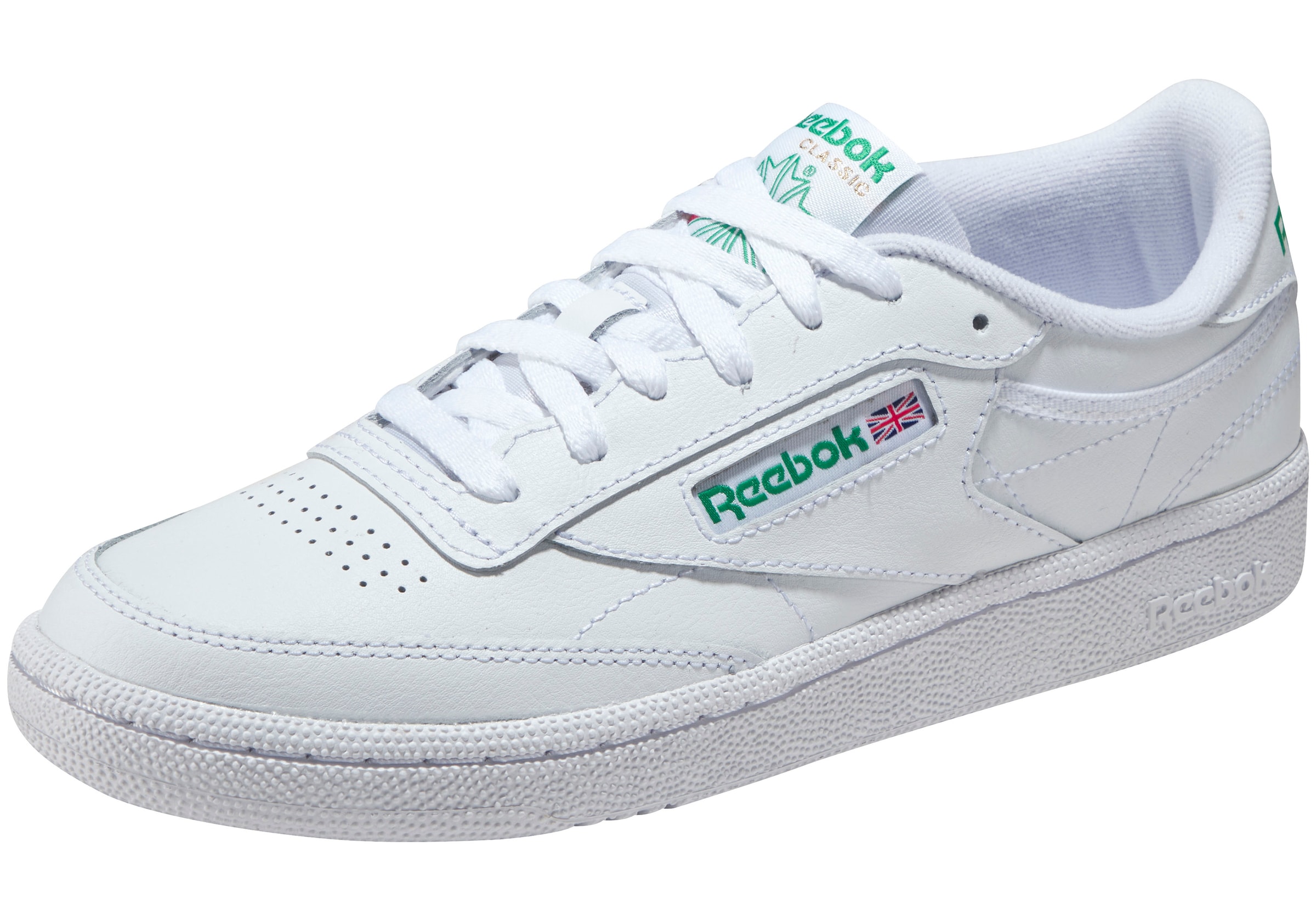 Reebok Σνίκερ χαμηλό 'Club C 85' σε λευκό: μπροστά