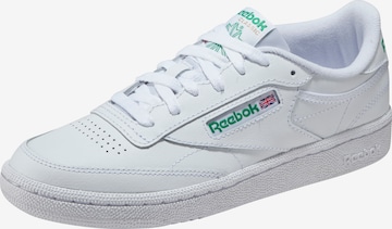 Sneaker bassa 'Club C 85' di Reebok in bianco: frontale