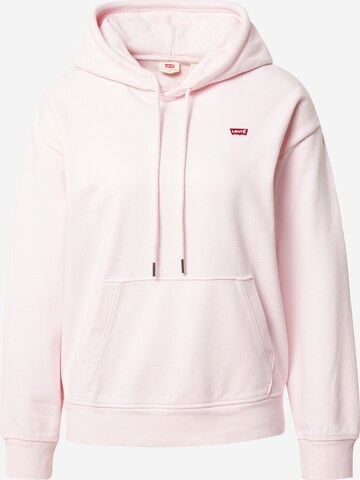 LEVI'S ®Sweater majica 'Standard Hoodie' - roza boja: prednji dio