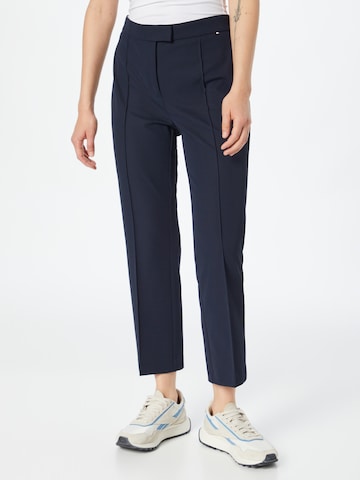 BOSS Black - regular Pantalón de pinzas 'Tasola' en azul: frente