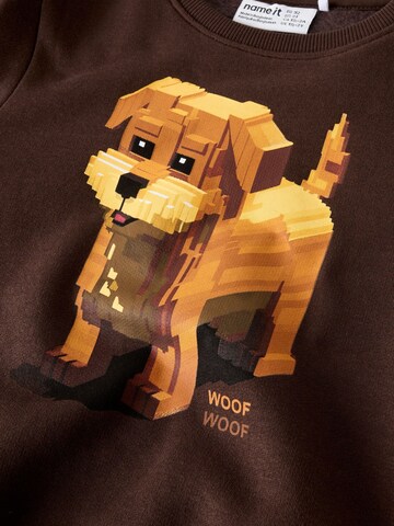 Sweat NAME IT en marron
