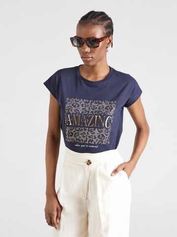 ZABAIONE - Camiseta 'Am44azing' en azul: frente