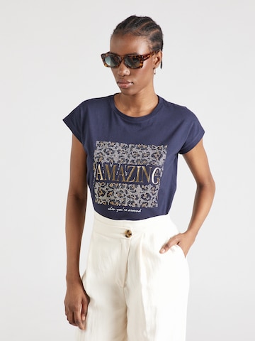 ZABAIONE Shirt 'Am44azing' in Blue: front