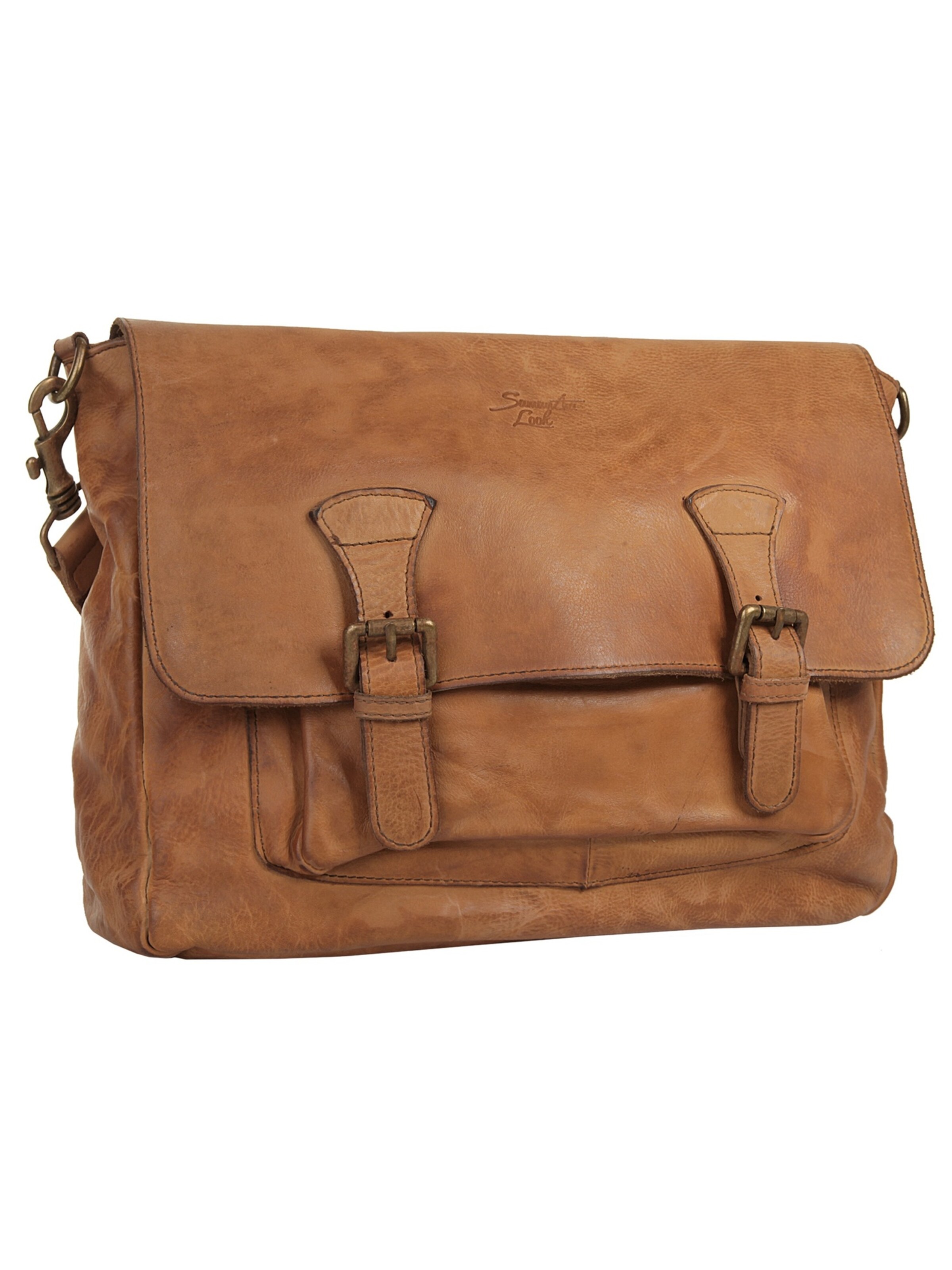 Sac à bandoulière 'SATCHEL' Samantha Look en marron