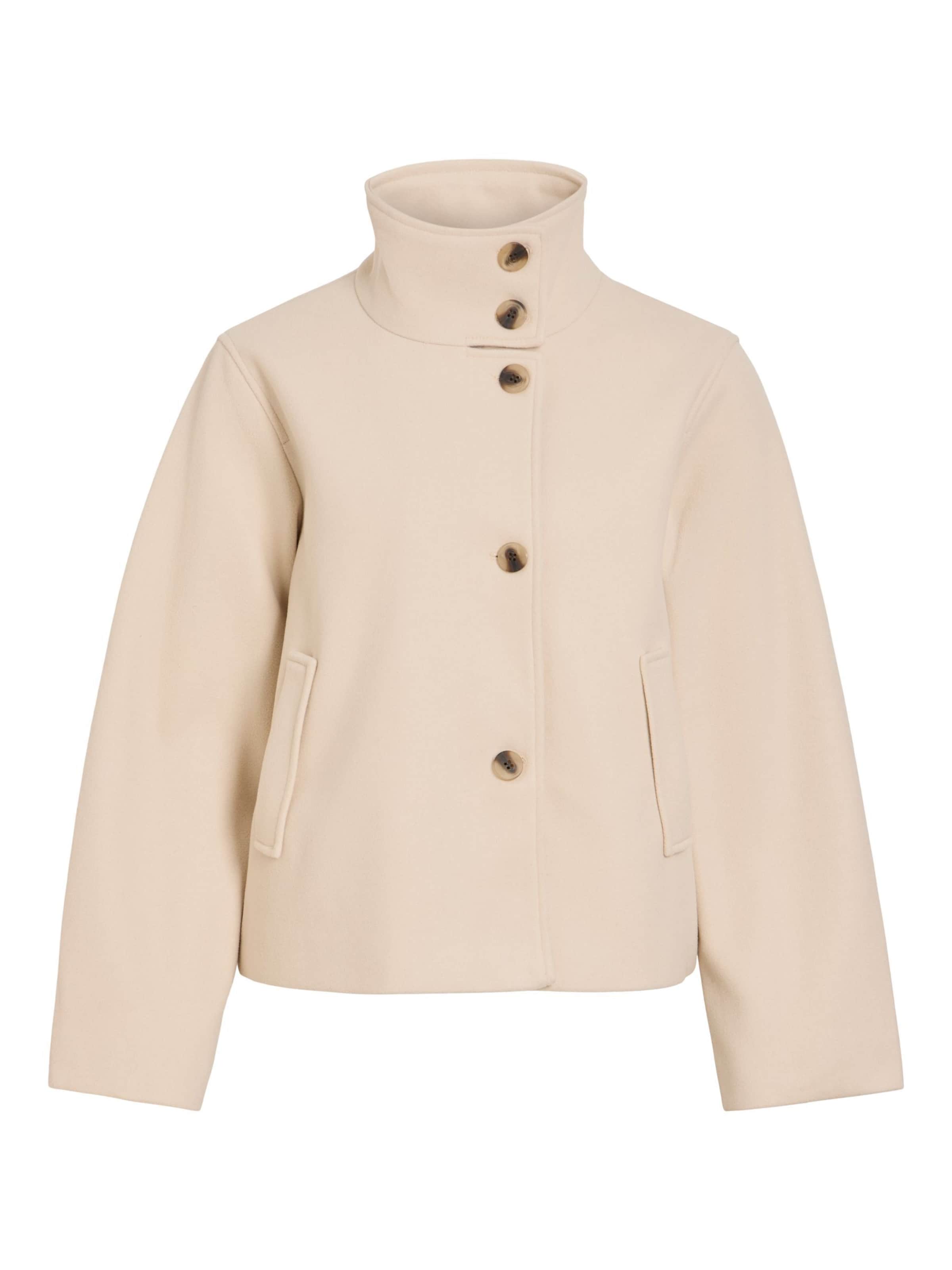 VILA - Chaqueta de entretiempo en beige: frente