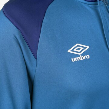 UMBRO Athletic Zip-Up Hoodie in Blue