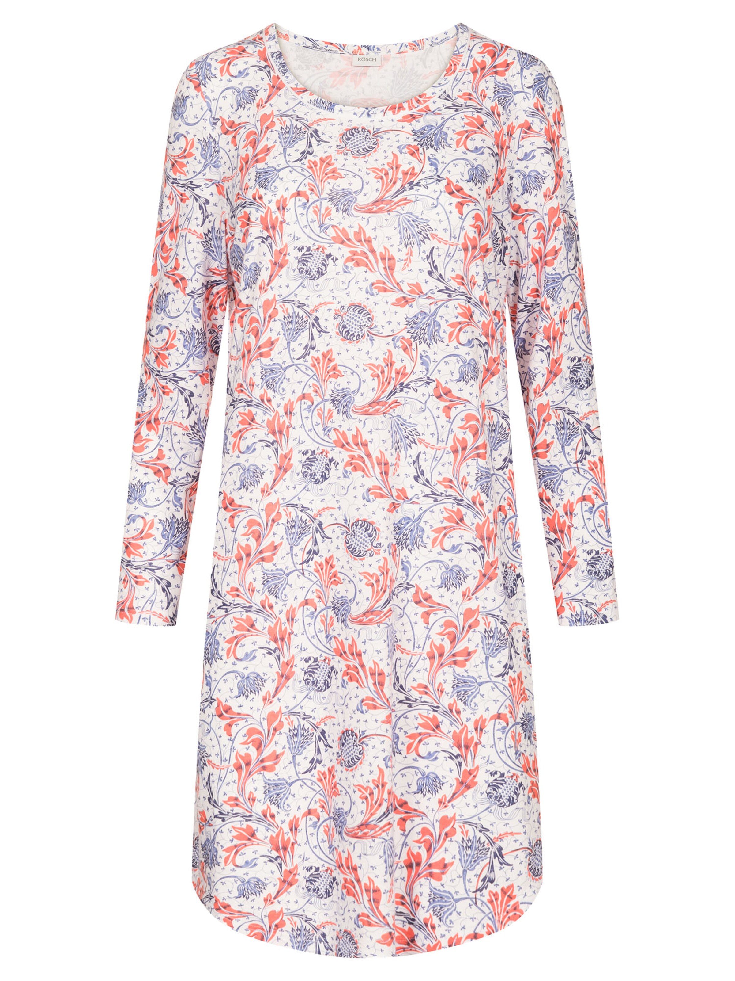 Rösch Nightgown ' Basic ' in Blue: front