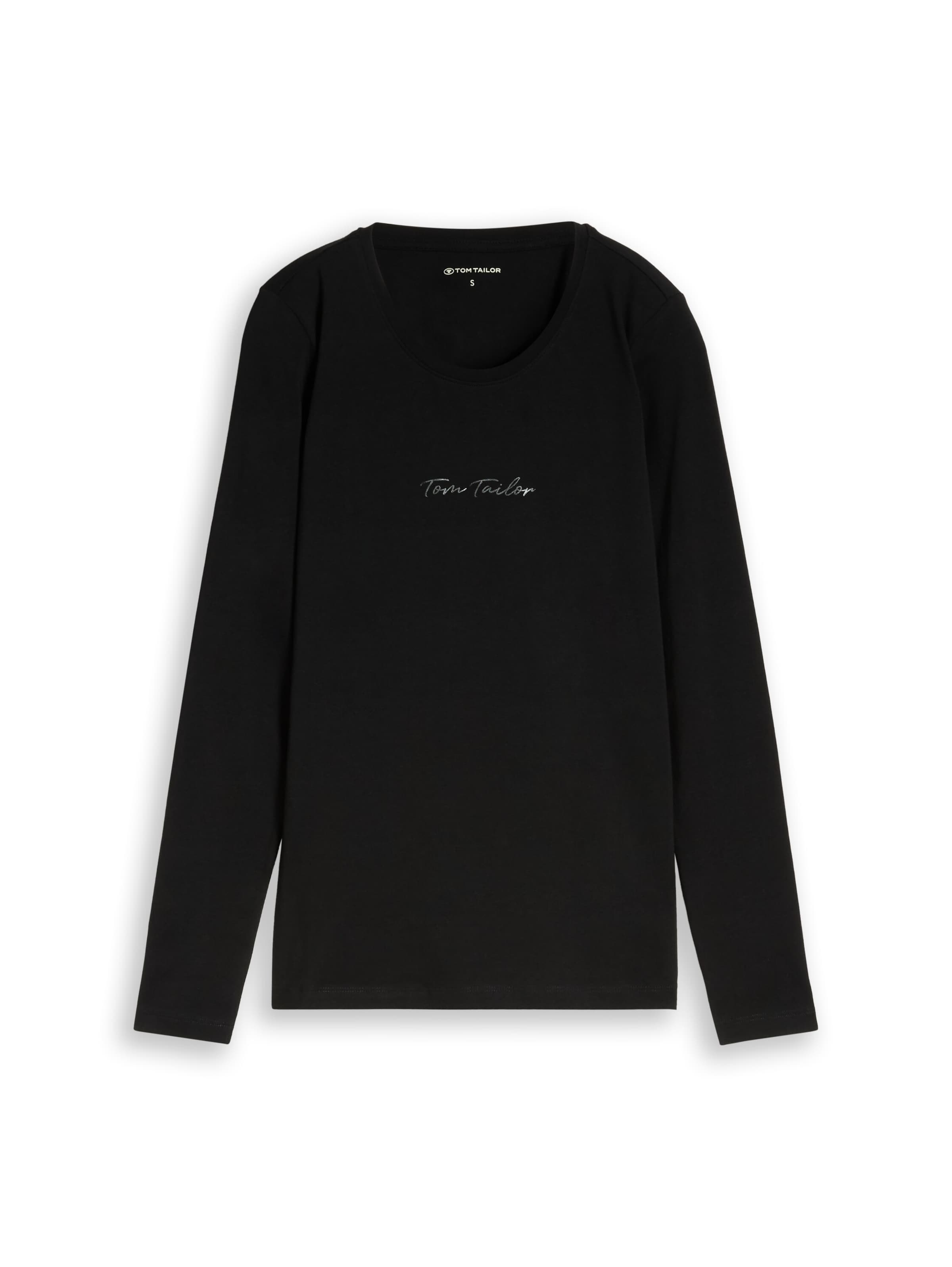 TOM TAILOR Shirt in Schwarz: Vorderseite
