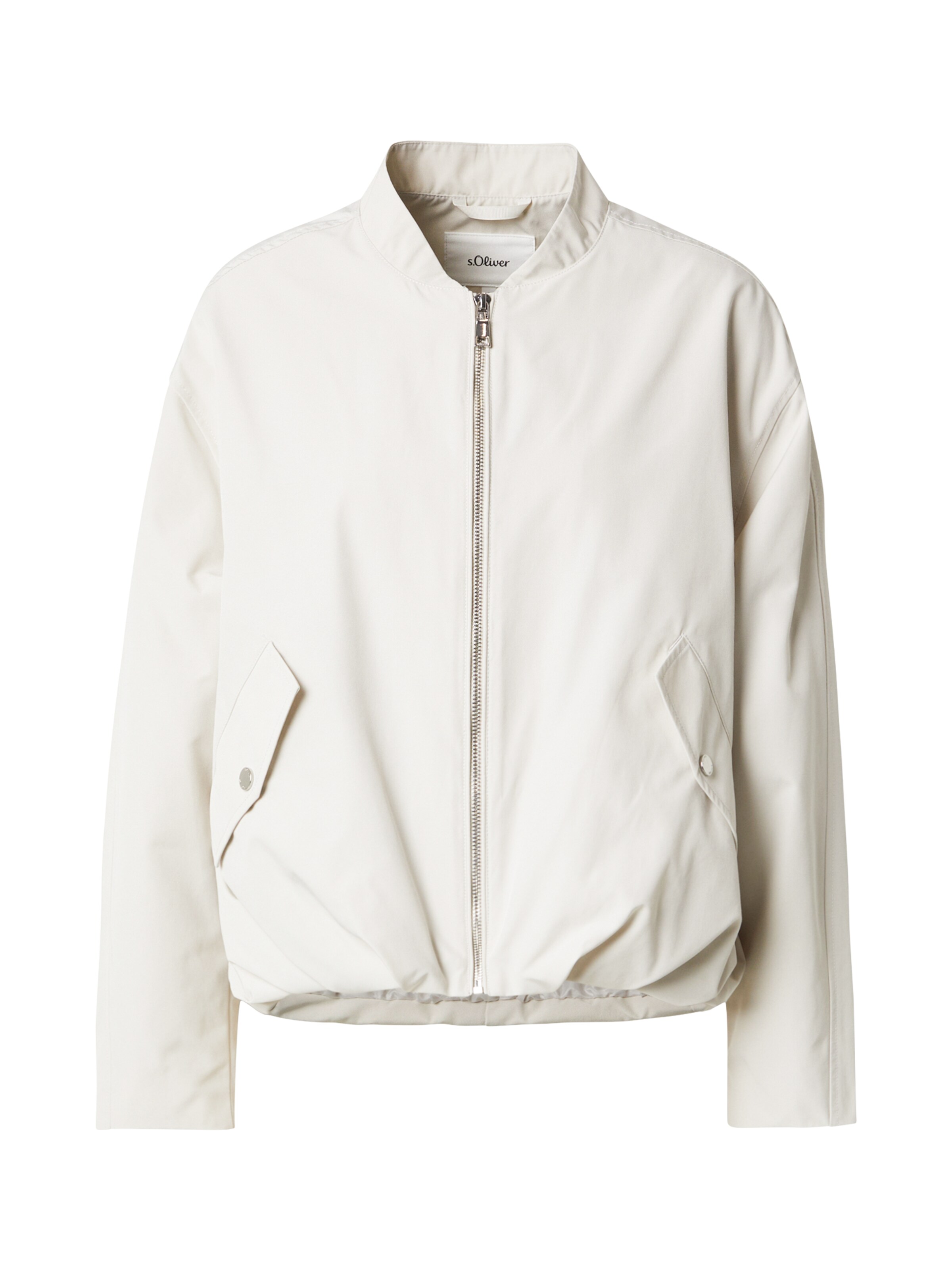 Geacă de primăvară-toamnă de la s.Oliver pe alb: față