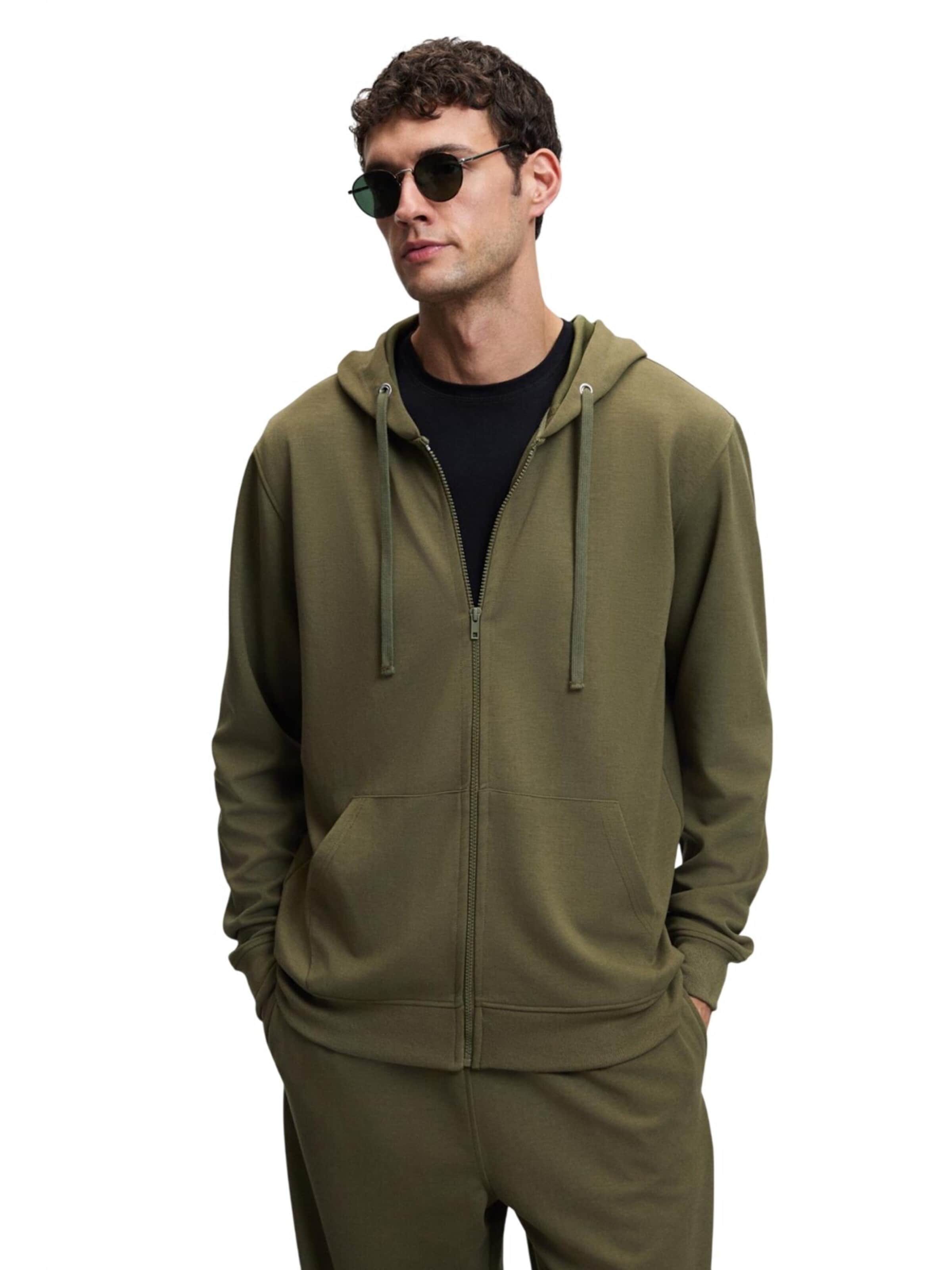 Grimelange Sweat jacket in Green