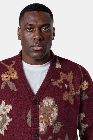 STHUGE Gebreid vest in Rood