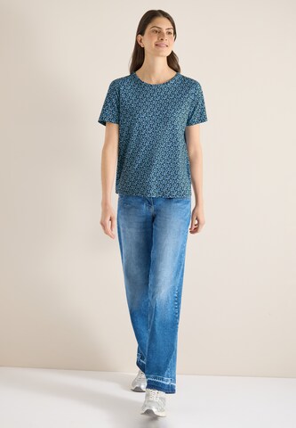 CECIL T-Shirt 'Basic' in Blau