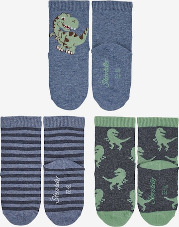 STERNTALER Socks 'Dino' in Blue: front