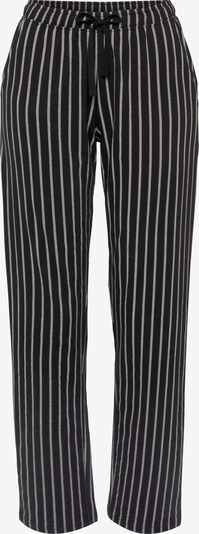 VIVANCE Pidžamas bikses, krāsa - bēšs / melns, Preces skats