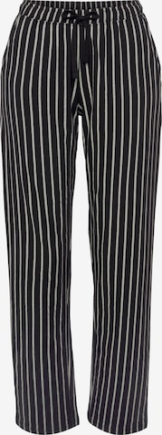 Pantaloni de pijama de la VIVANCE pe negru: față