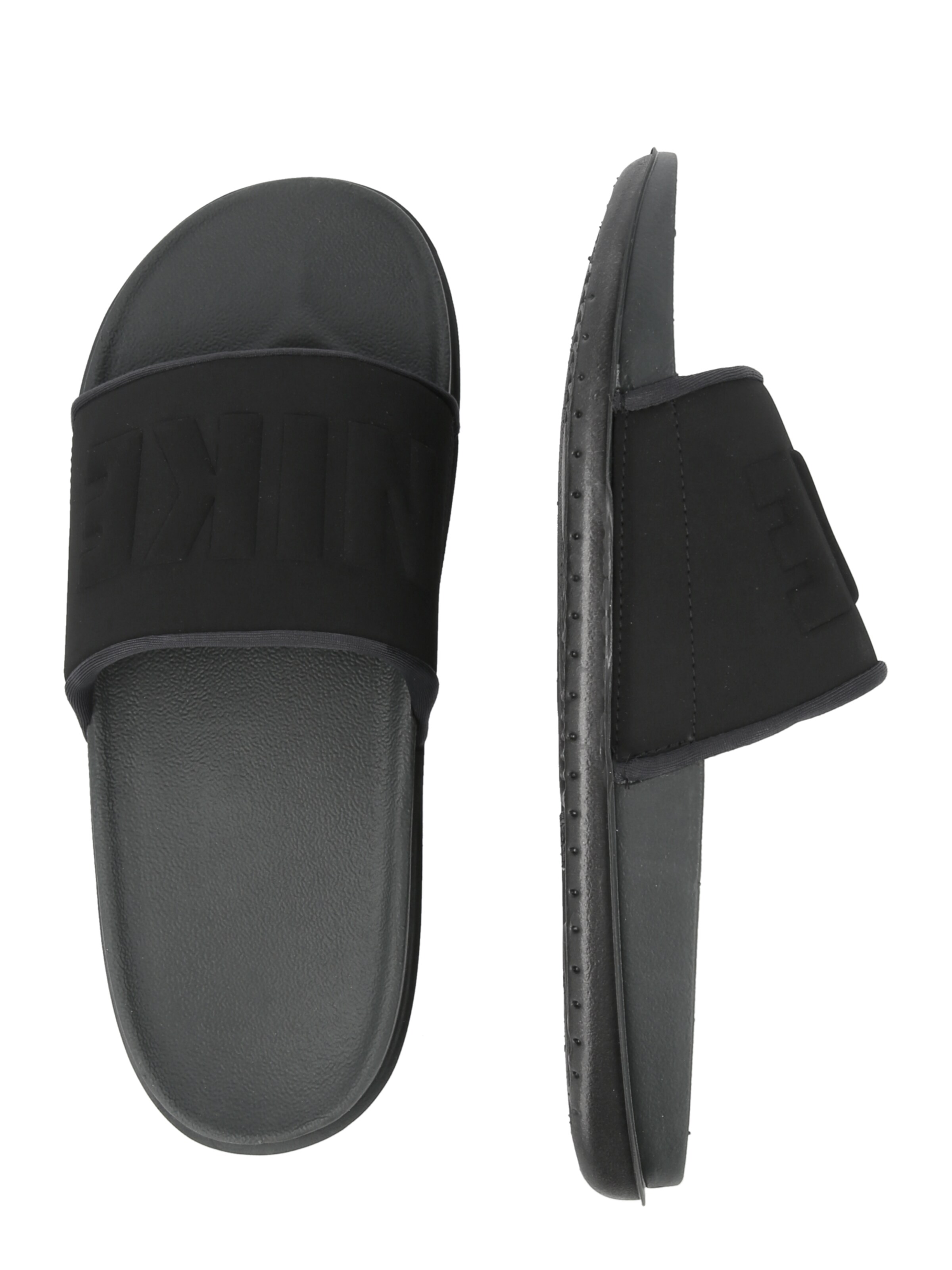 Nike SportswearNatikače s potpeticom 'Offcourt' - crna boja