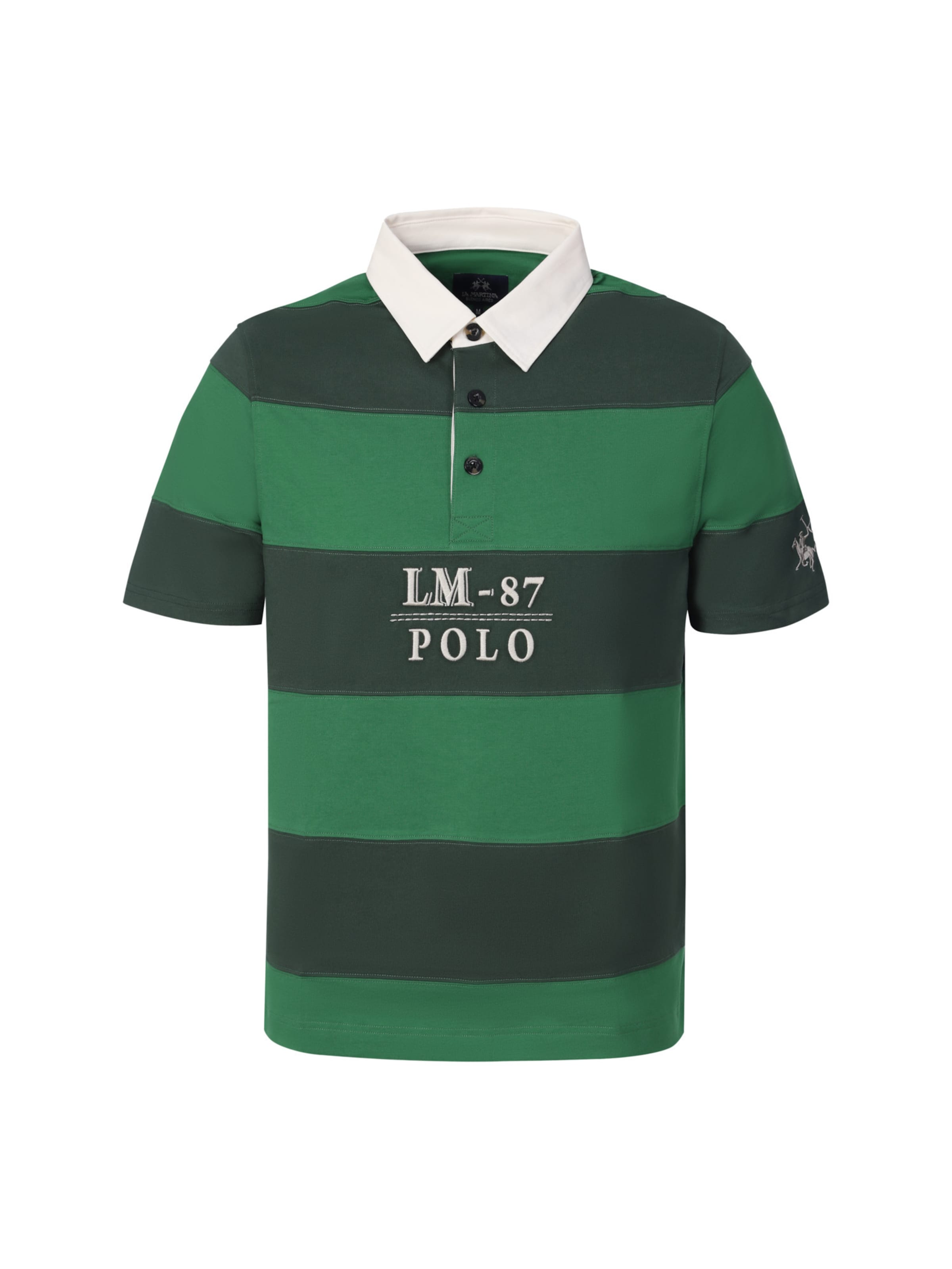 La Martina - Camiseta en verde: frente