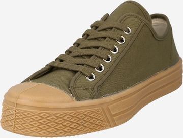 US Rubber Sneakers in Green: front