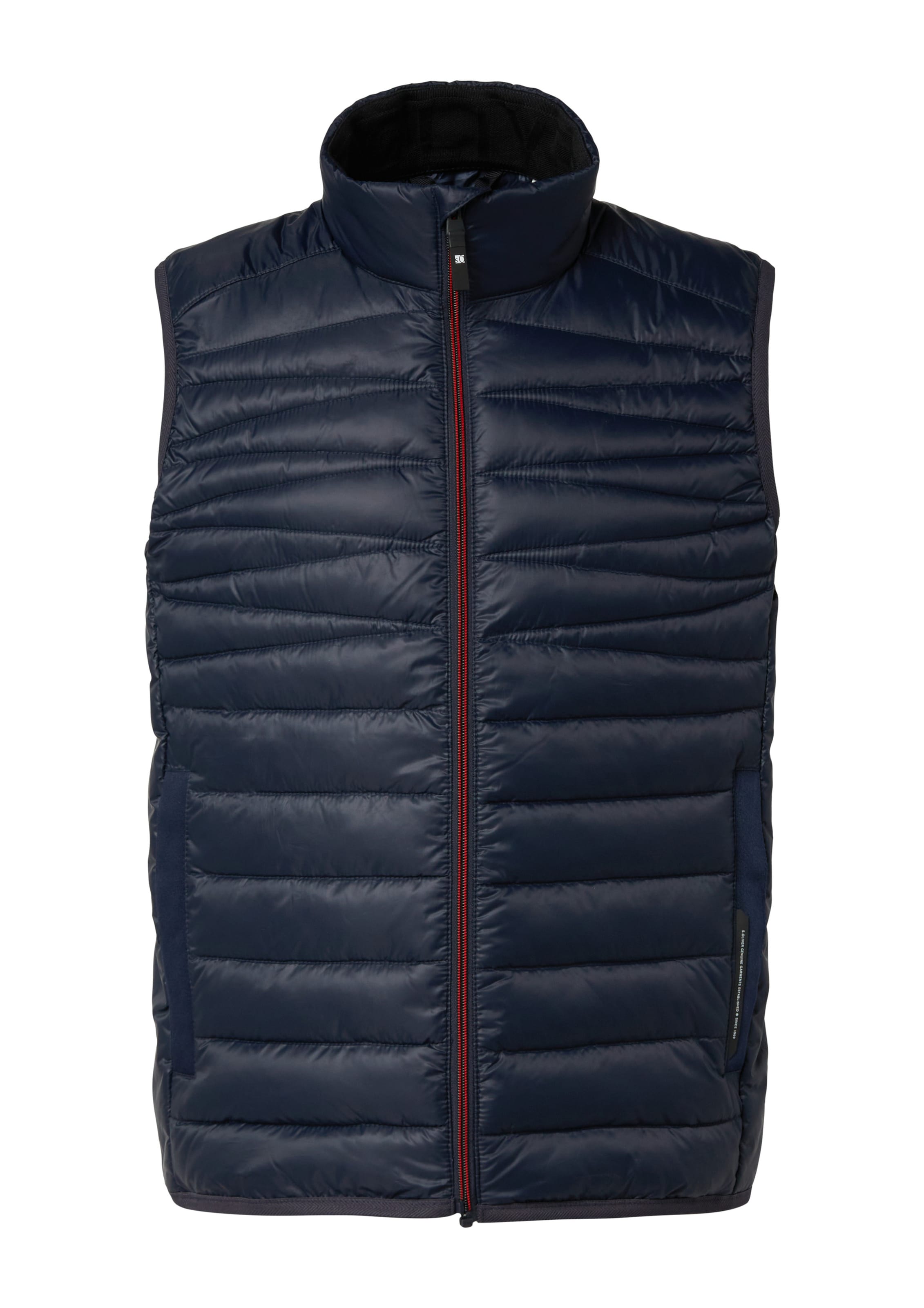 s.Oliver Vest in Blue: front