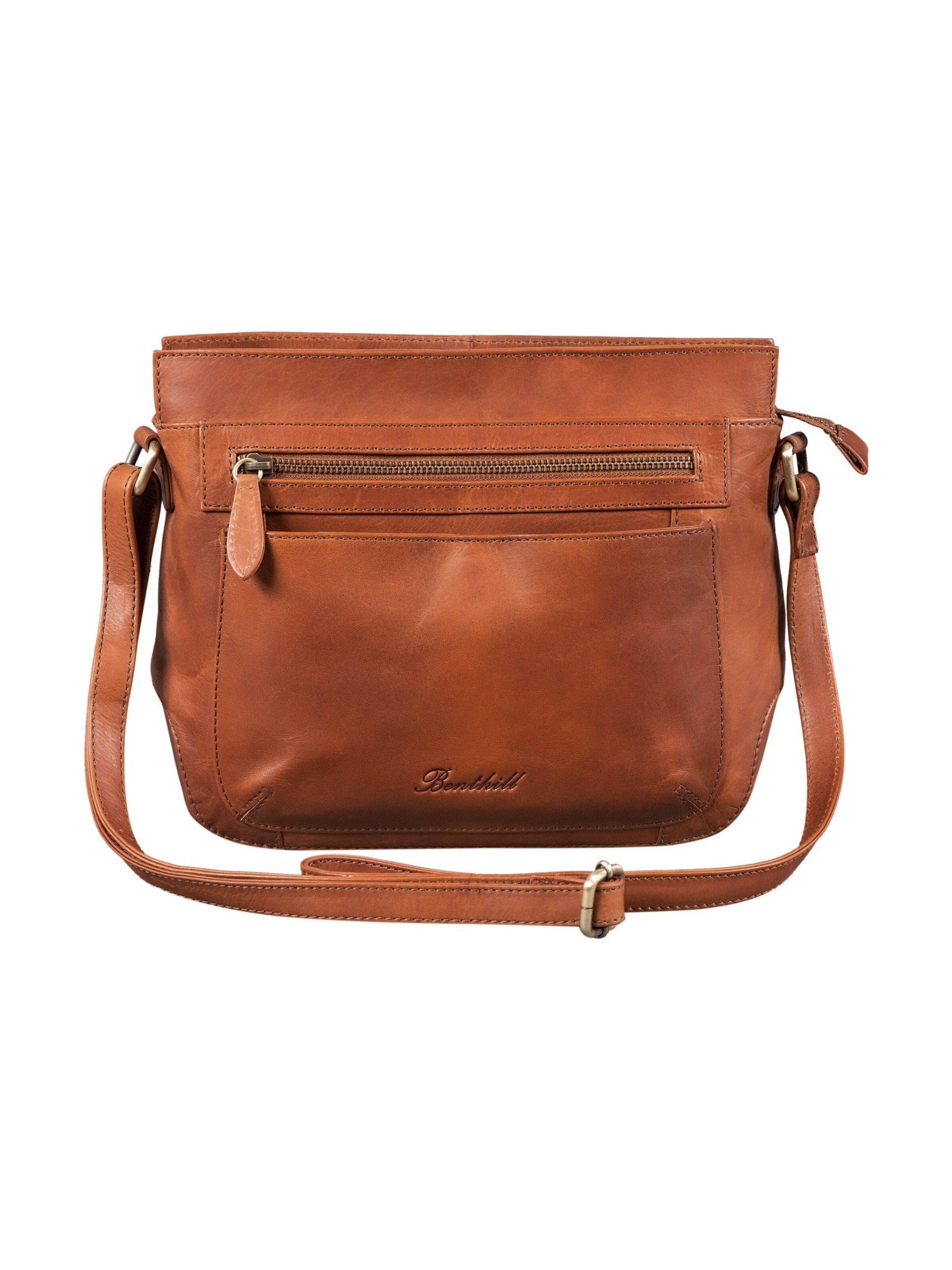 Benthill Shoulder Bag in Brown: front