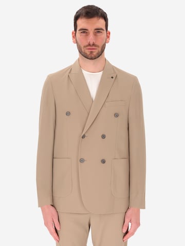 Distretto 12 Regular fit Suit Jacket in Beige: front