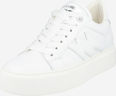 Zadig & Voltaire Sneaker low i sølv / hvid, Produktvisning