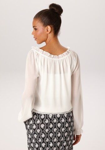 Aniston CASUAL Blouse in White