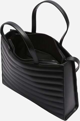 Calvin klein leather satchel sale