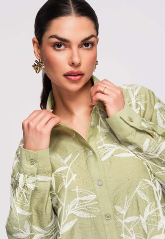 Ombre Blouse in Groen