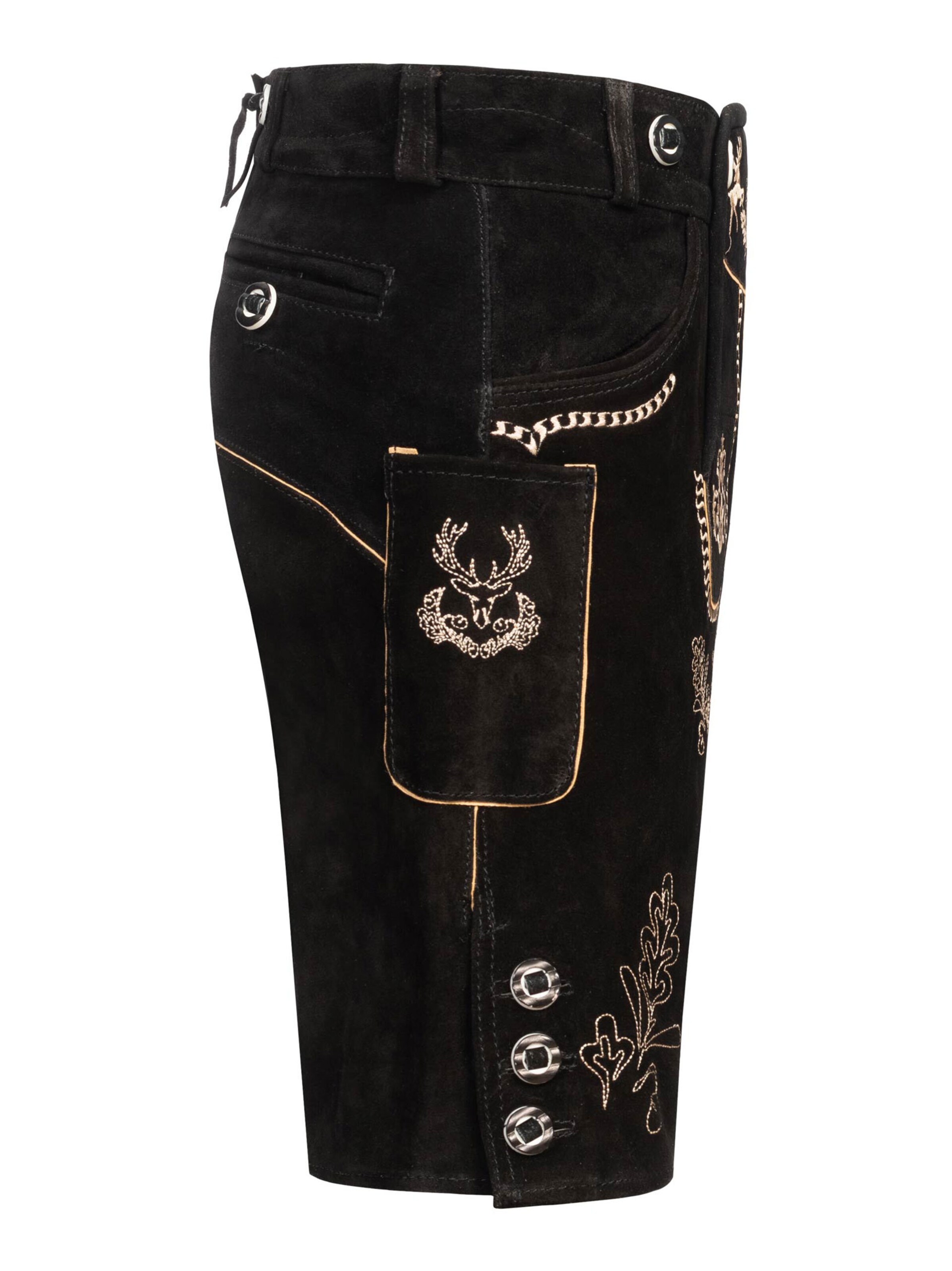 Alessandro Salvarini Regular Klederdracht broek in Zwart