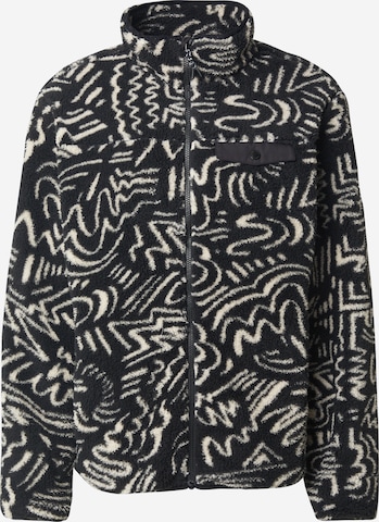 Veste en polaire 'Insaneia' Iriedaily en noir : devant