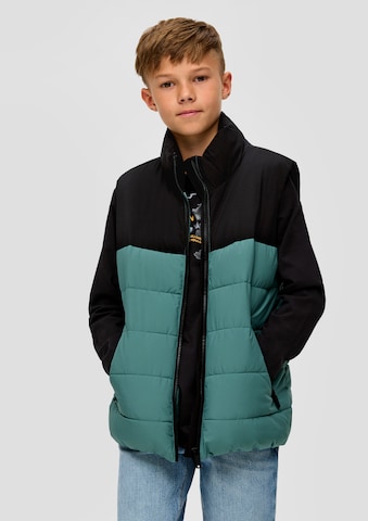 s.Oliver Bodywarmer in Groen: voorkant