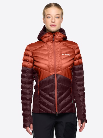 VAUDE Sportjas 'Sesvenna Pro II' in Bruin: voorkant