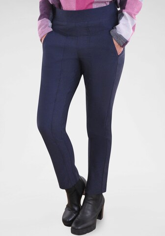 Navigazione Slim fit Pants in Blue: front