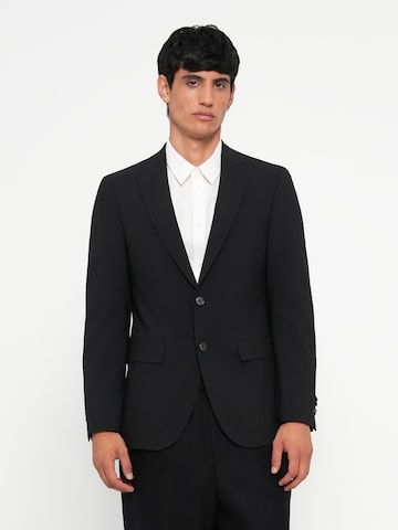 Coupe slim Veste de costume 'H-Harvey-MM-C-NF' BOSS en noir : devant