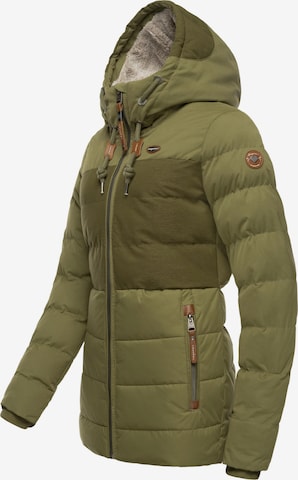 Ragwear Winter jacket 'Quantic' in Green