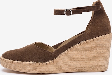 RYLKOEspadrile - smeđa boja: prednji dio