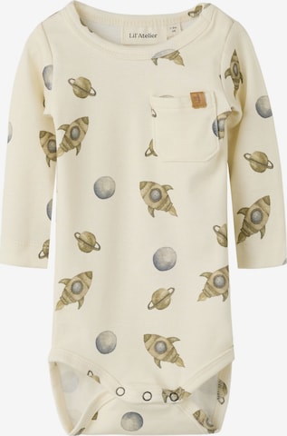 Lil'Atelier - Pijama entero/body en blanco: frente