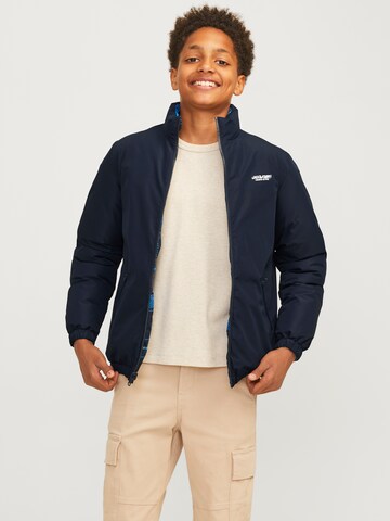 Jack & Jones Junior Between-season jacket in Blue: front