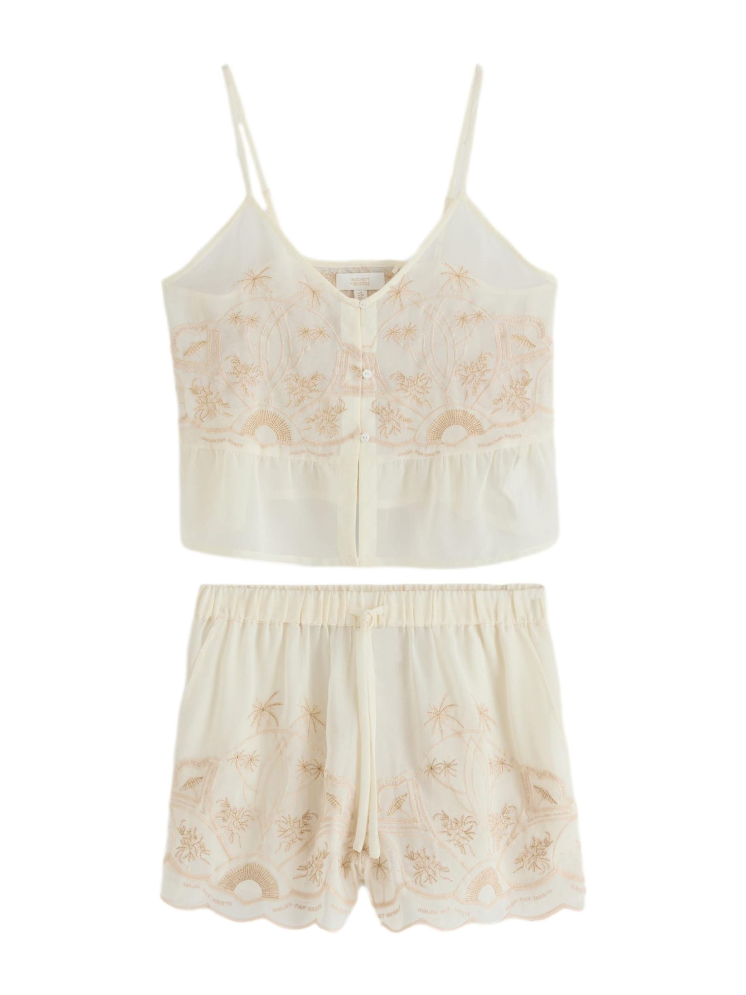 Shorty di Rockett St George in beige: frontale