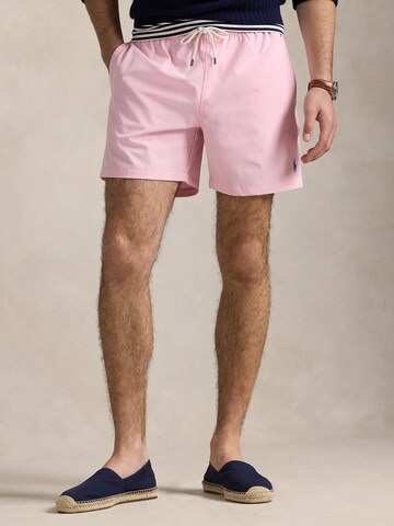 Pantaloncini da bagno 'TRAVELER' di Polo Ralph Lauren in rosa: frontale