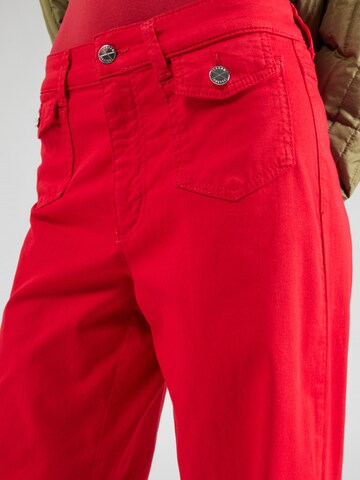 MAC Wide Leg Hose 'DREAM' in Rot