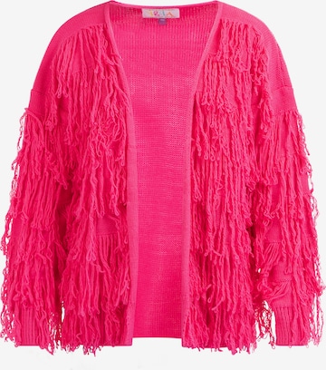 IZIA Neuletakki värissä vaaleanpunainen: etupuoli