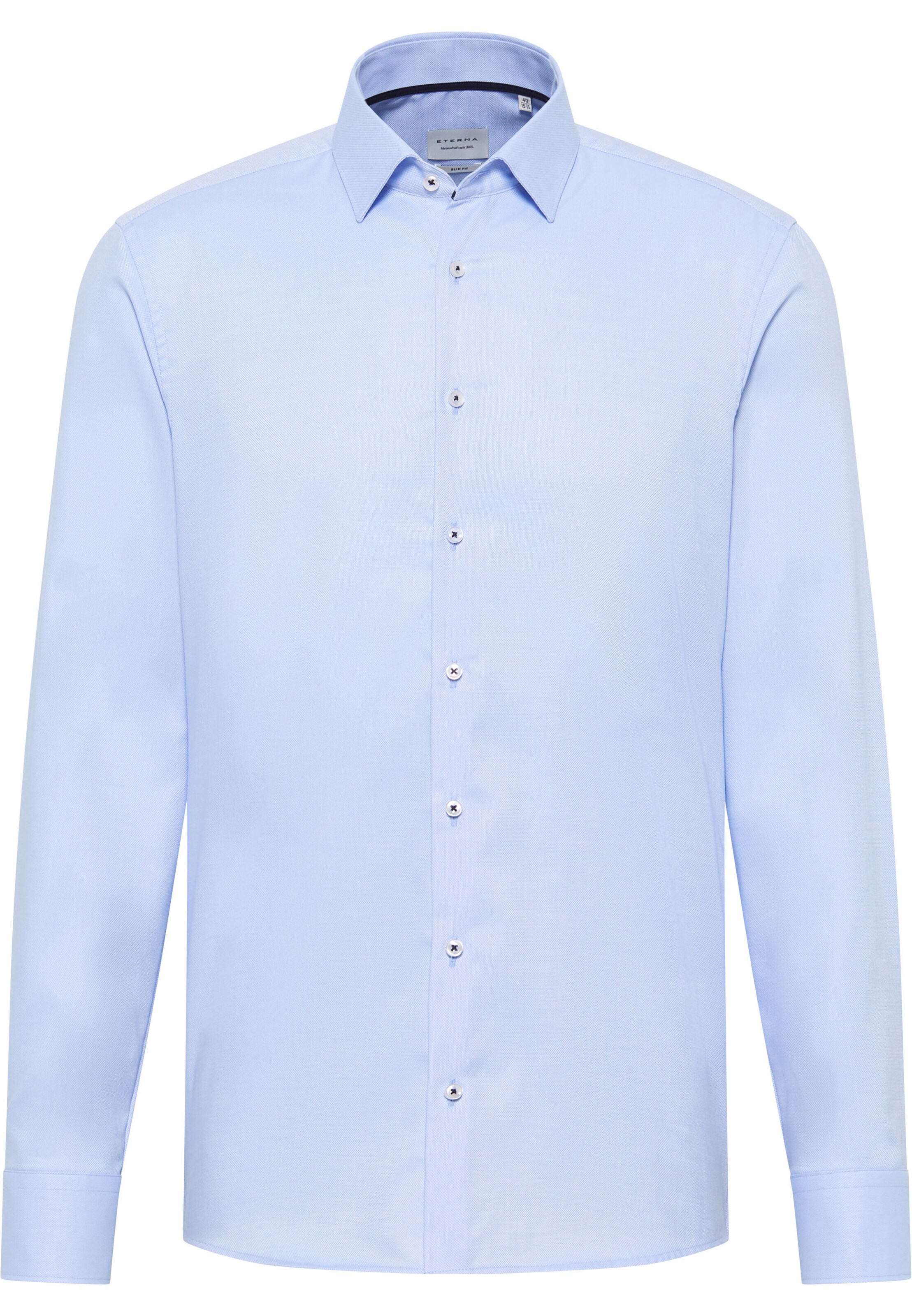 ETERNA Hemd in Blau: Vorderseite