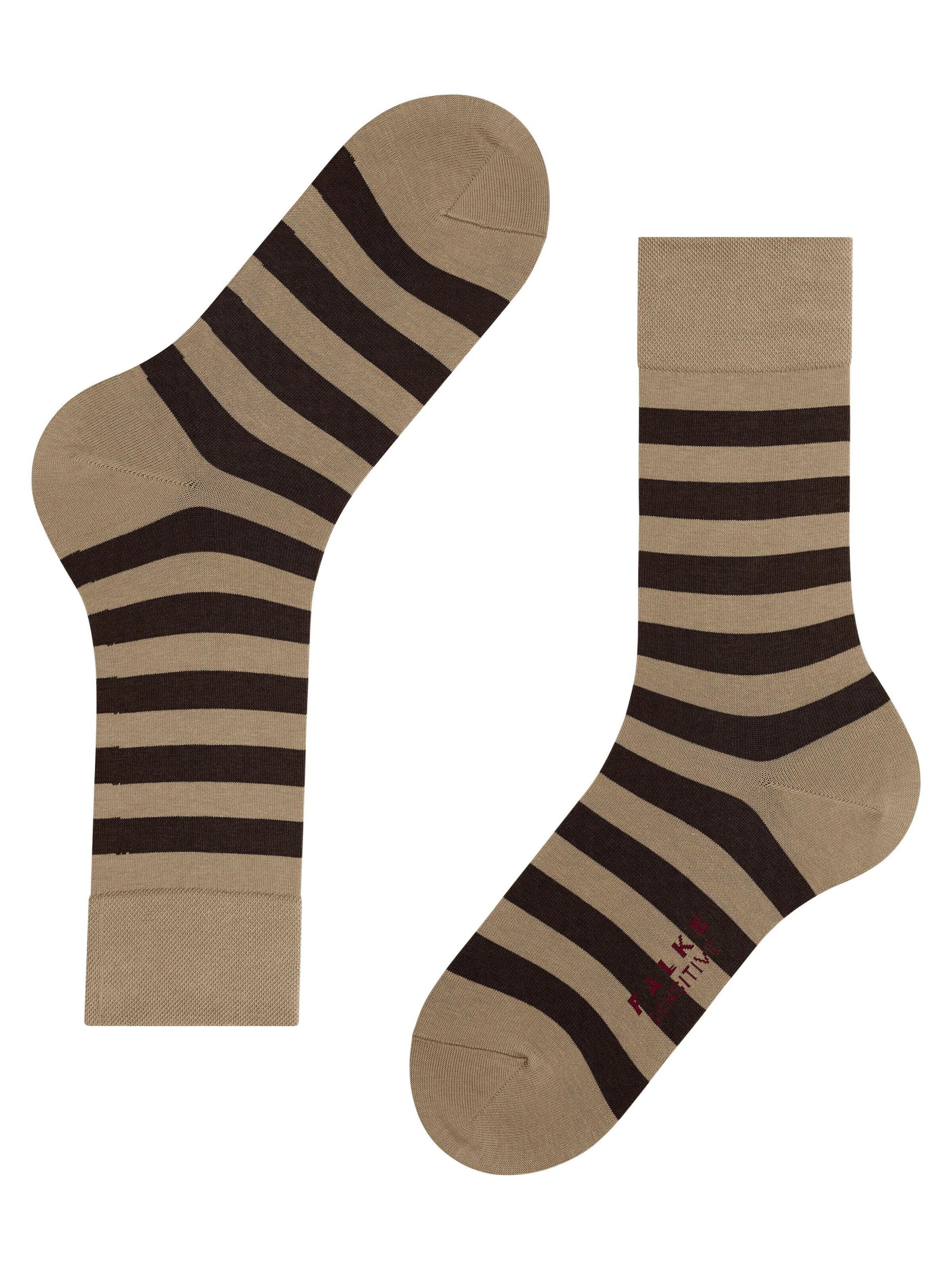 FALKE Socken 'Sensitive Mappd Line'‌‌‌‌‌‌‌‌ in Beige