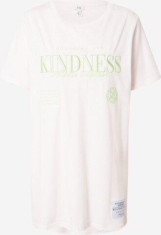 T-shirt 'KINDNESS' River Island en rose : devant
