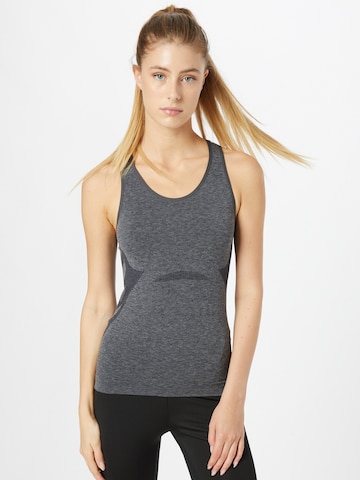 Hummel Sports Top in Grey: front