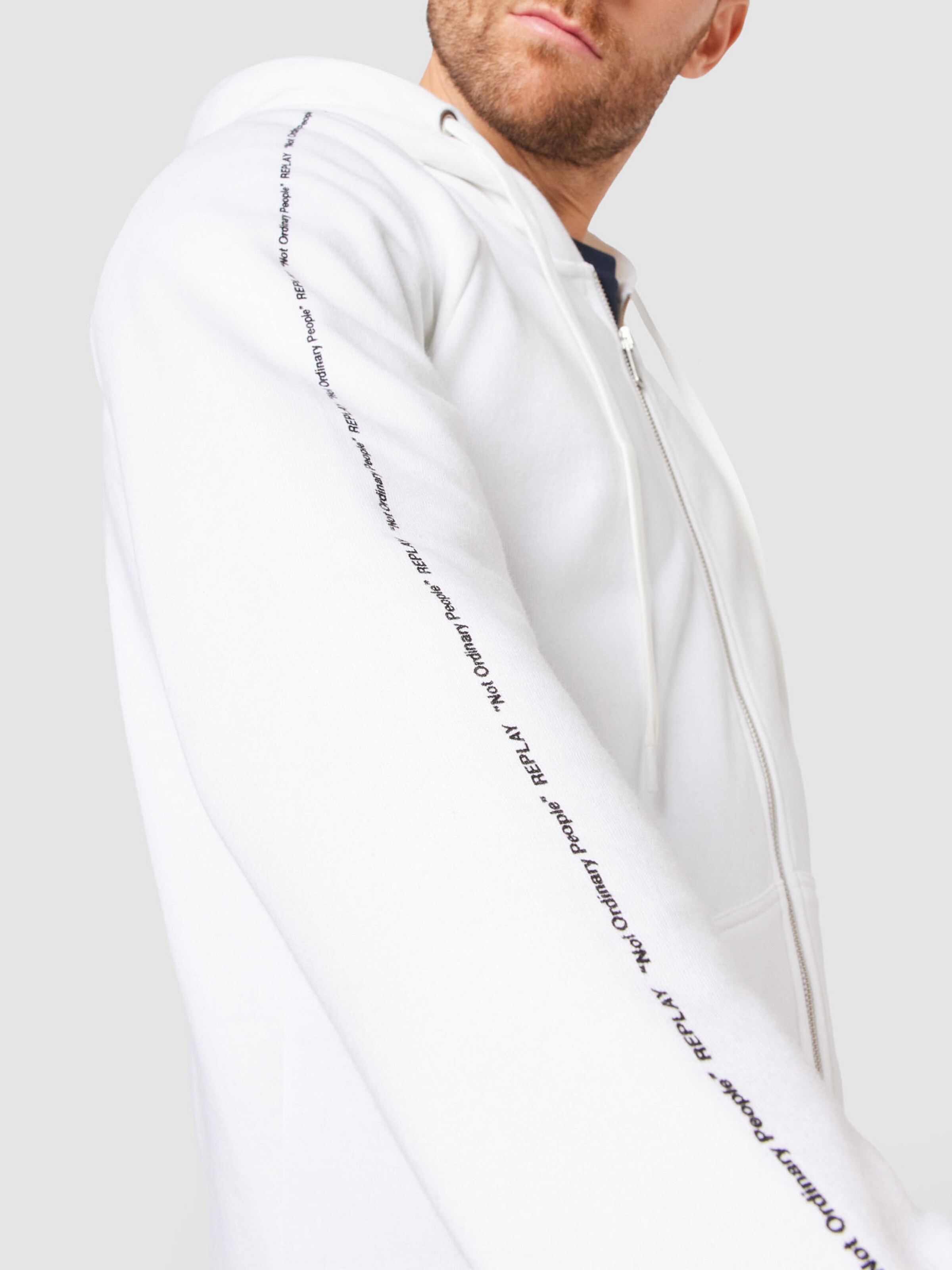 Vêtements Veste de survêtement REPLAY en Blanc 