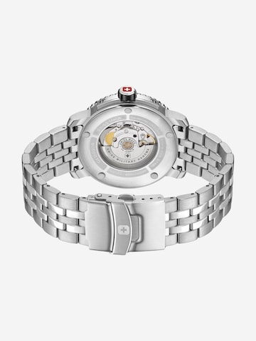SWISS MILITARY HANOWA Analoog horloge 'Maitre Plongeur' in Zilver