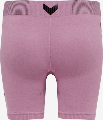 Hummel Skinny Workout Pants in Pink